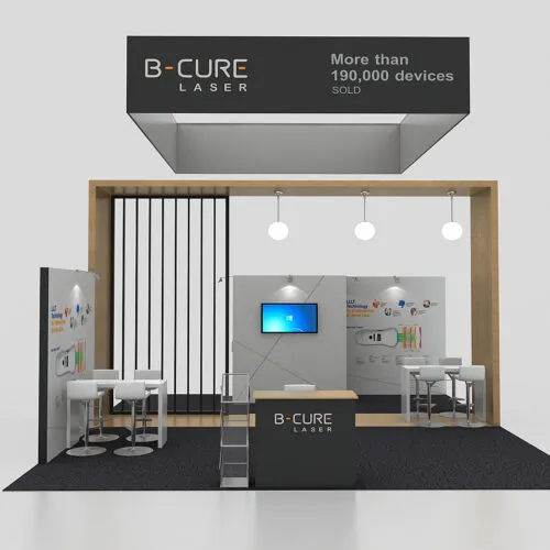 20X20 Modular trade show booth rental