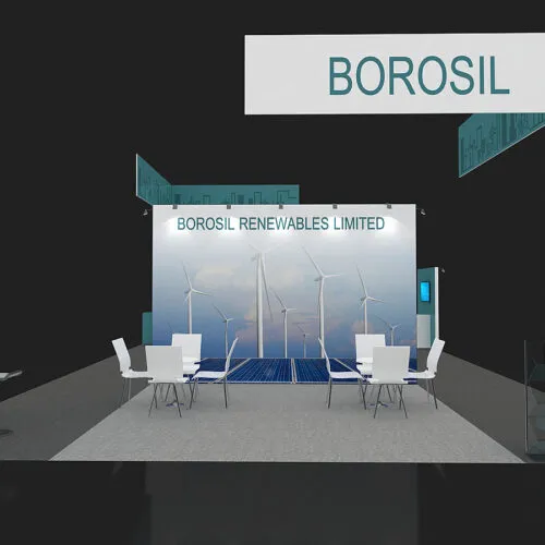 Trade show display rental booth