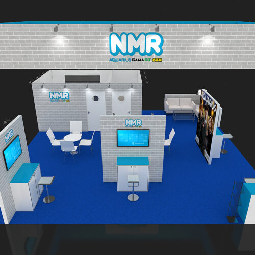 30X30 trade show booth