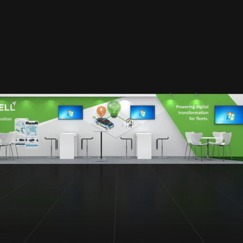 10X40 Trade show booth rental