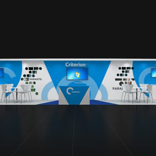 10X40 Trade show booth rental