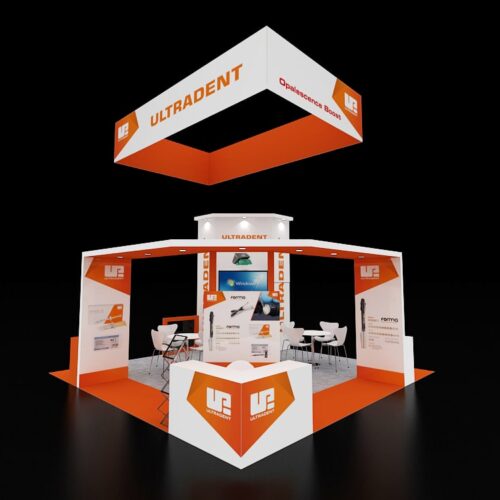 20X20 Trade show booth rental