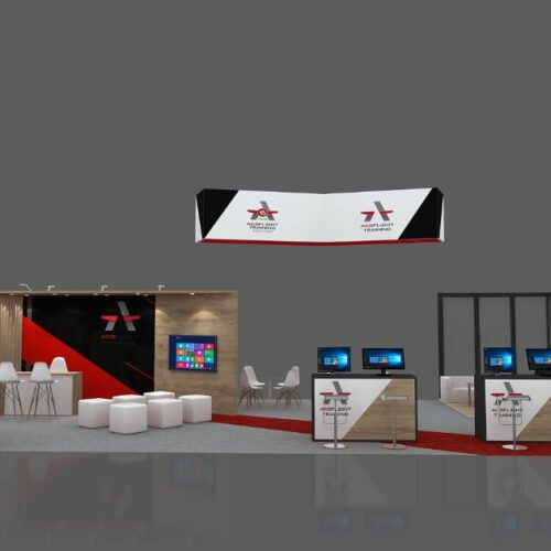 20X40 rental booth design in usa