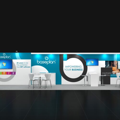 10X40 trade show booth rental