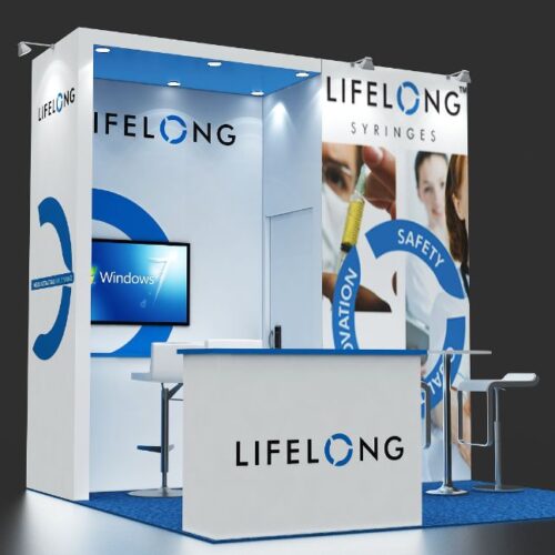 10X10 Trade show booth rental company in USA