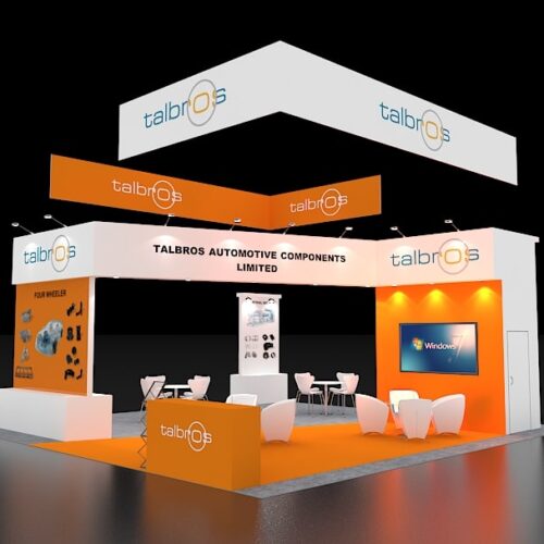 30X30 trade show booth rental