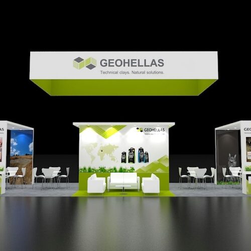 20X50 rental booth design in usa
