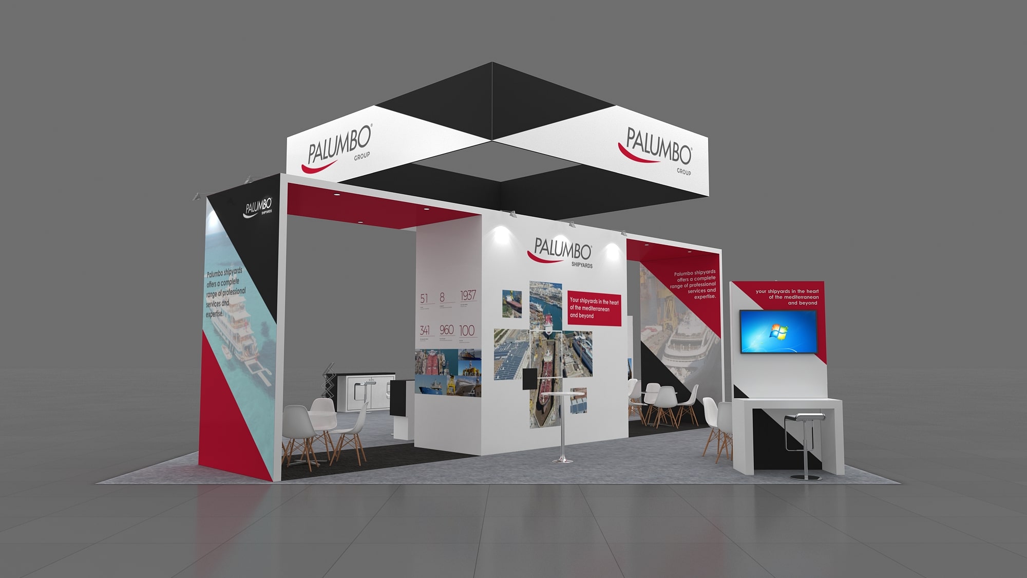 30x40 Custom Trade Show Booth | Trade Show Booths Exhibit