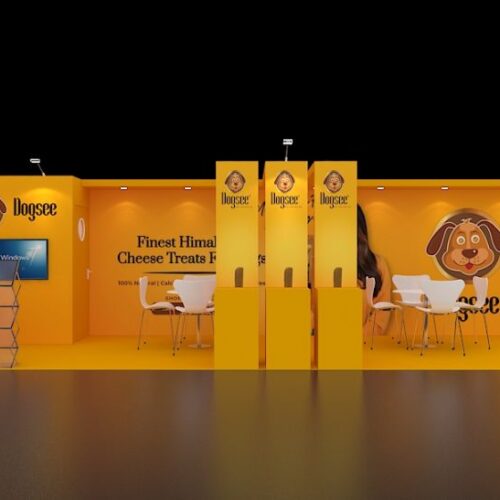 10X30 Trade show booth rental