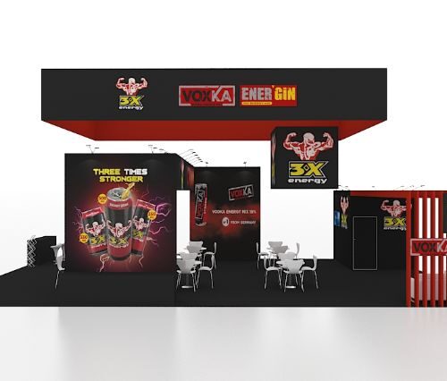 30X50 trade show display booth