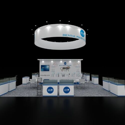 30X50 trade show display booth