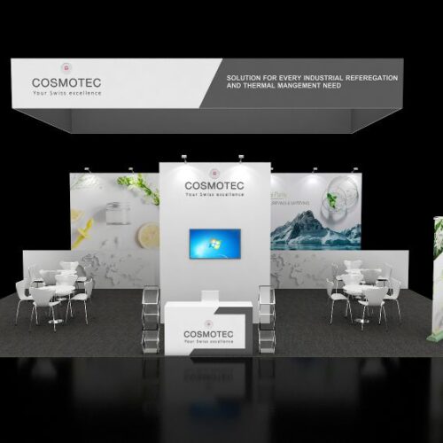 20X40 trade show booth rental design