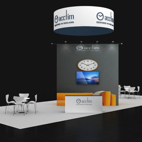 50X50 Trade show booth display design