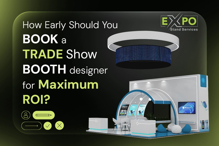 Book trade show booth designer