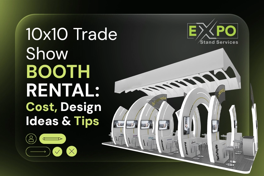 10x10 Trade Show Booth Rental USA